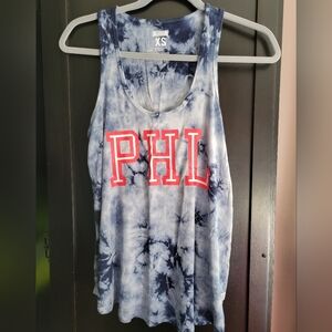 PHL Philadelphia tie dye tank, Phillies, Sixers, Philly, perfect condition